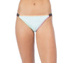 Hobie Women's Lets Stitch Together Elastic Bikini Bottom Crystal Blue - eSunWear.com