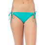 Hobie Women's Seagreen Solid Adjustable Hipster Bikini Bottom