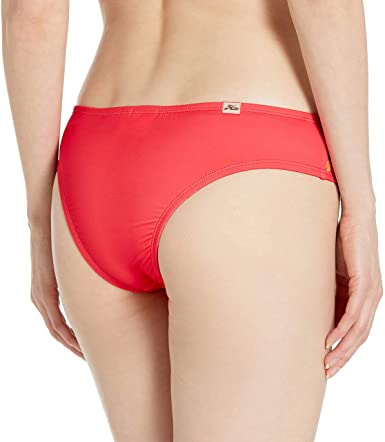 Hobie Swim Petal Pusher Skimpy Hipster Hot Coral Bikini Bottom