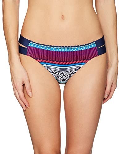 Jag Swim Ombre Stripe Navy Blue Retro Bikini Bottom