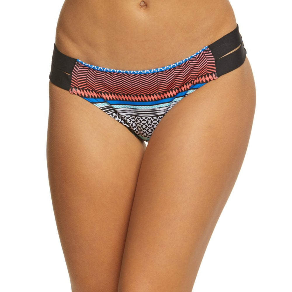 Jag Swim Ombre Stripe Black Retro Bikini Bottom