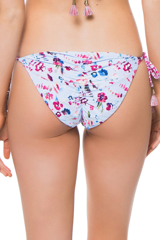 Lucky Brand Swim Gypsy Floral Tie Side Brazilian Bikini Bottom