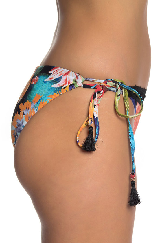 Lucky Brand Swim Malibu Canyon Side Tie Bikini Bottom