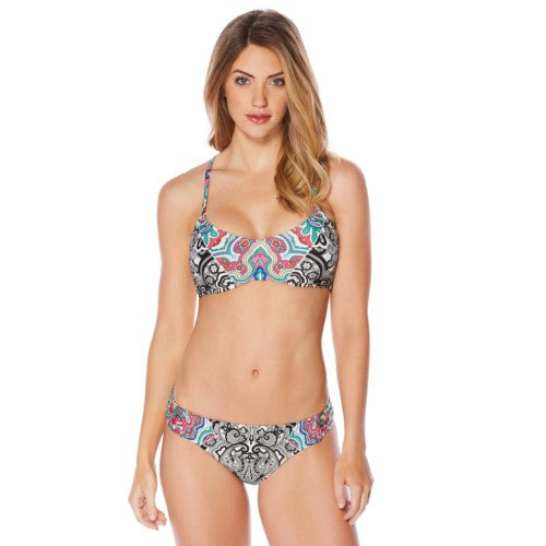 
                      
                        Laundry by Shelli Segal Mirrored Paisley Underwire Bralette Bikini Top
                      
                    