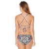 Laundry by Shelli Segal Mirrored Paisley Underwire Bralette Bikini Top