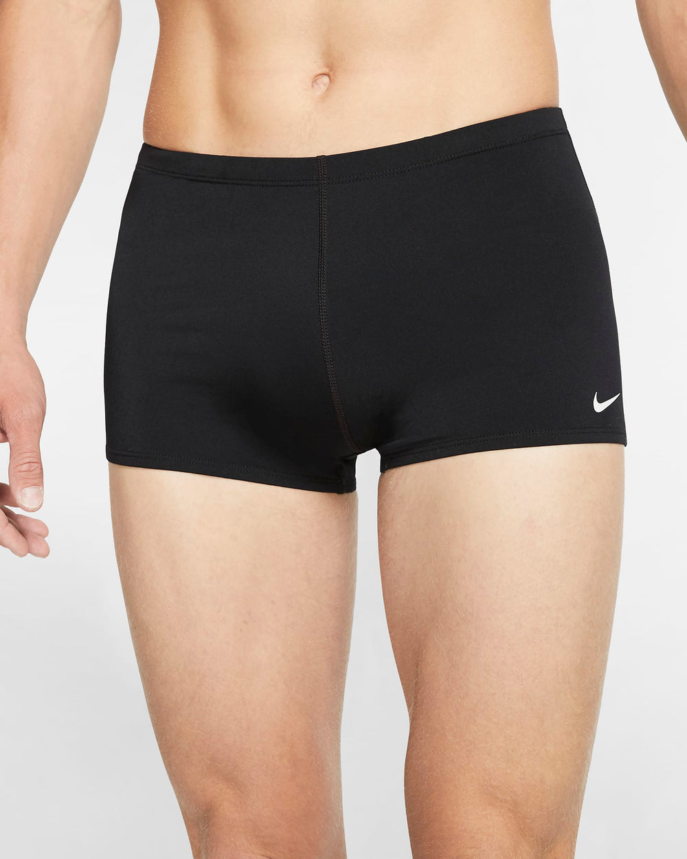 Nike Swim Men's Poly Solid Square Legs Black