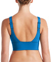 Nike Swim Women's Essential Scoop Neck Midkini Top Battle Blue