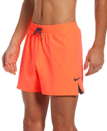  Nike Swim Men's Essential Vital 5" Volley Swim Shorts Bright Mango