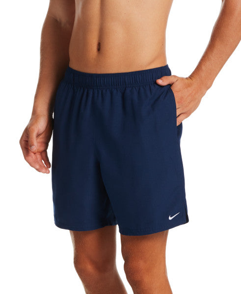 Nike Swim Men's Essential Lap 7" Volley Shorts Solid Midnight Blue
