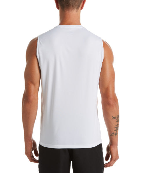 
                      
                        Nike Swim Men's Solid Sleeveless Hydroguard Swim Shirt White
                      
                    