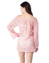 Kenneth Cole Reaction The Beat Off Shoulder Dress Cover Up Blush