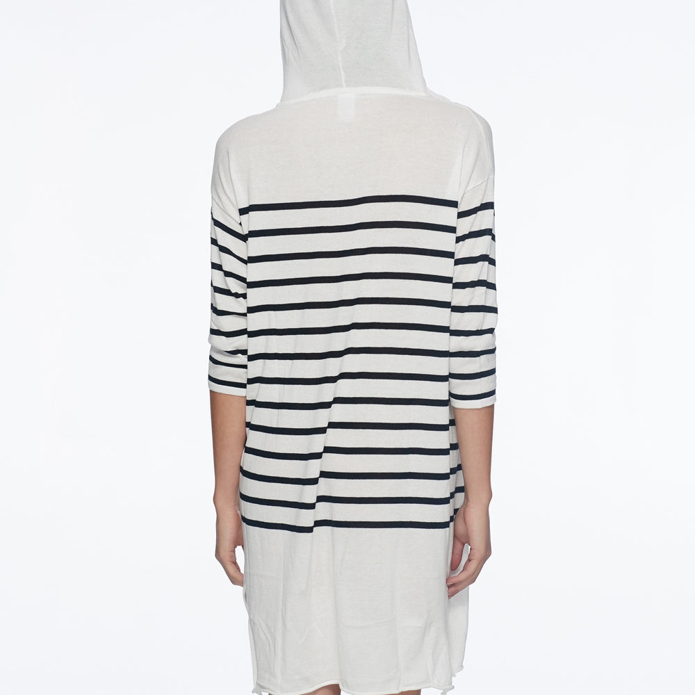 
                      
                        Skye Zahra Cotton Striped Hooded Cover Up
                      
                    